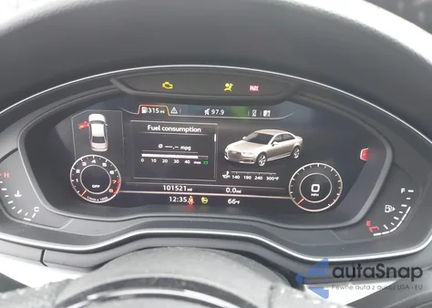 2017 Audi A4 2.0T Premium z USA, uszkodzony, nr VIN WAUPNAF44HN069348